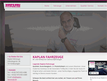 Tablet Screenshot of kaplan-fahrzeuge.de